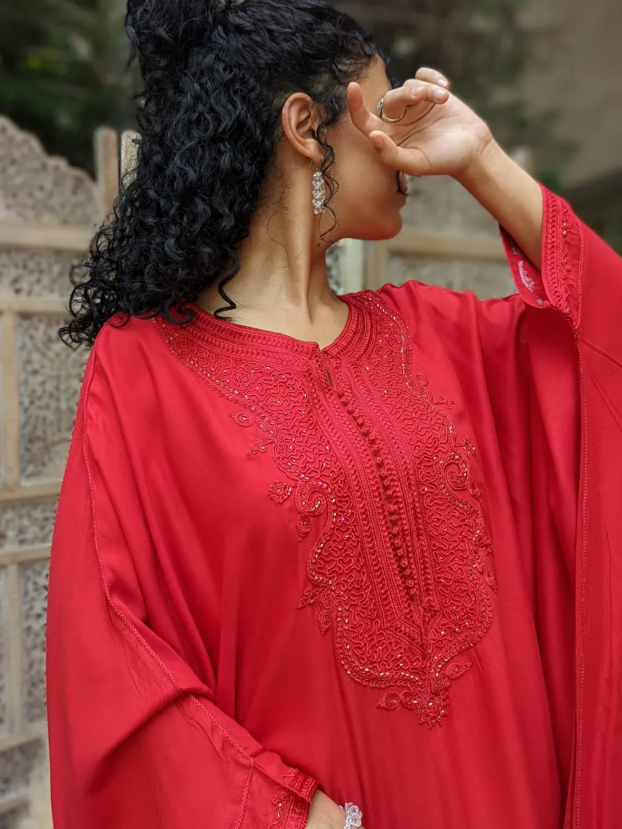 gandoura perlée