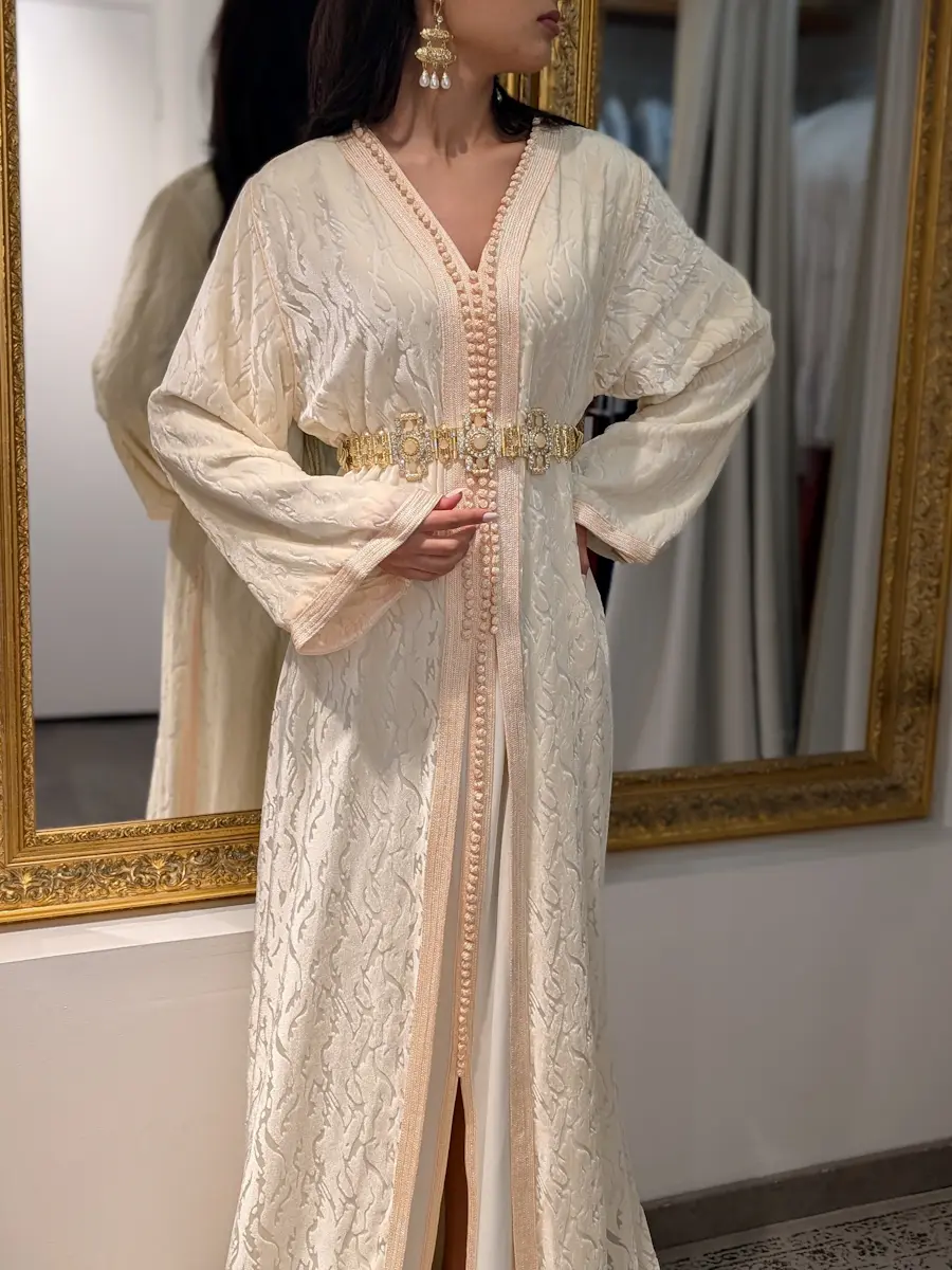 piece unique velour ecru 7