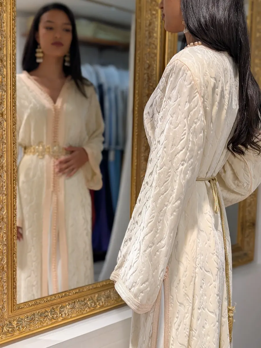 piece unique velour ecru 8