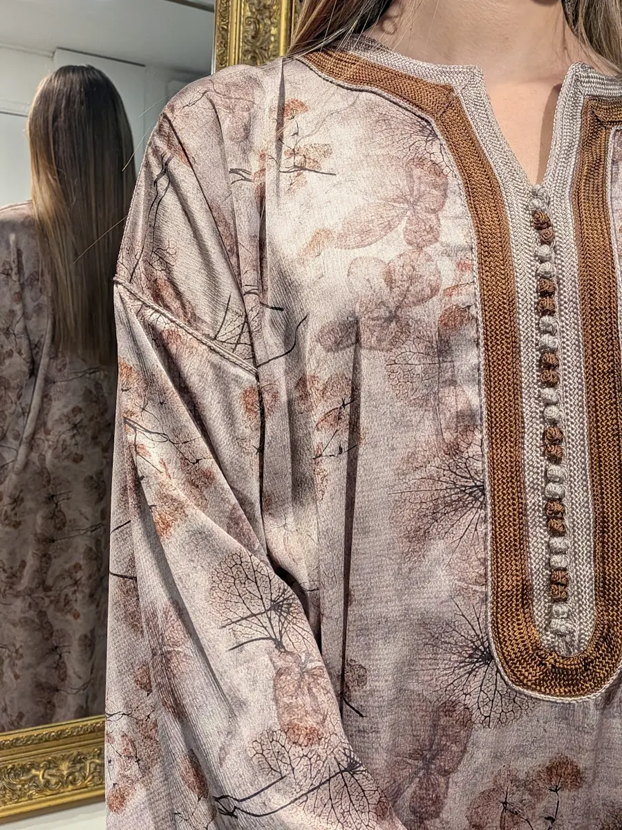 caftan imprimé bronze 6