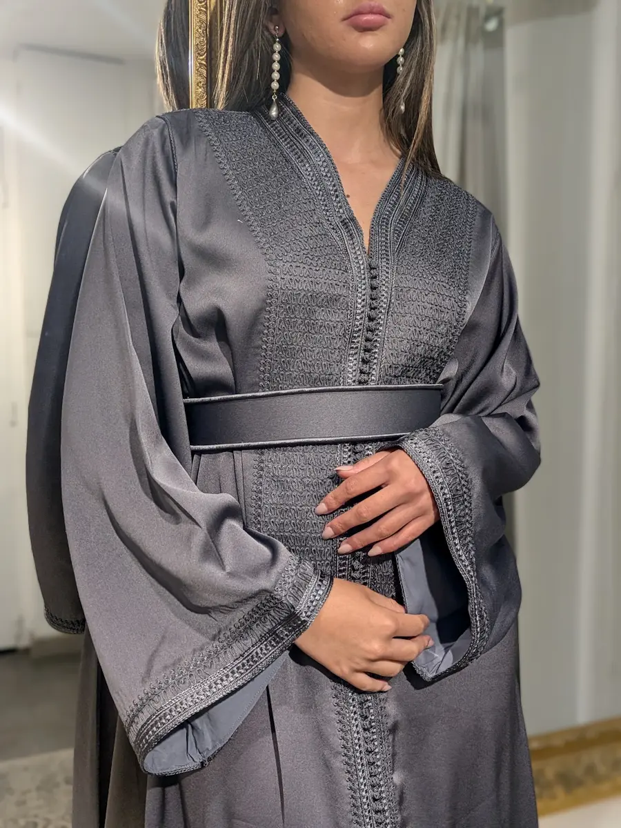 caftan broderie bleu roi (copie)