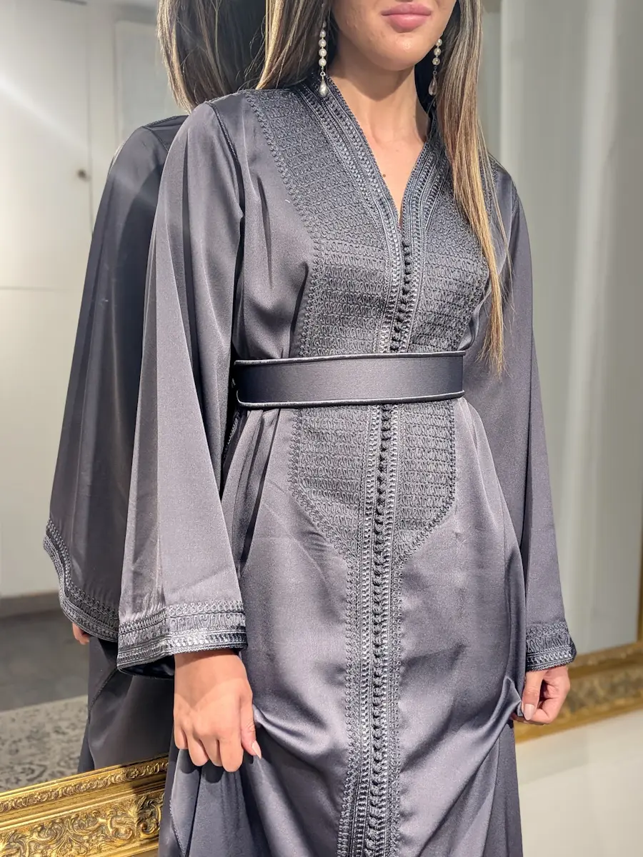 caftan broderie bleu roi (copie)
