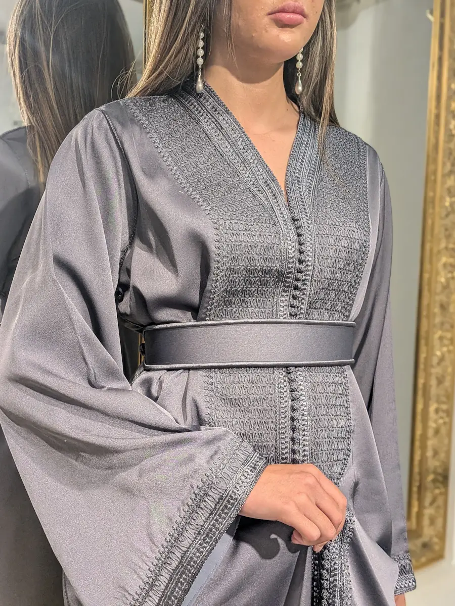 caftan broderie bleu roi (copie)