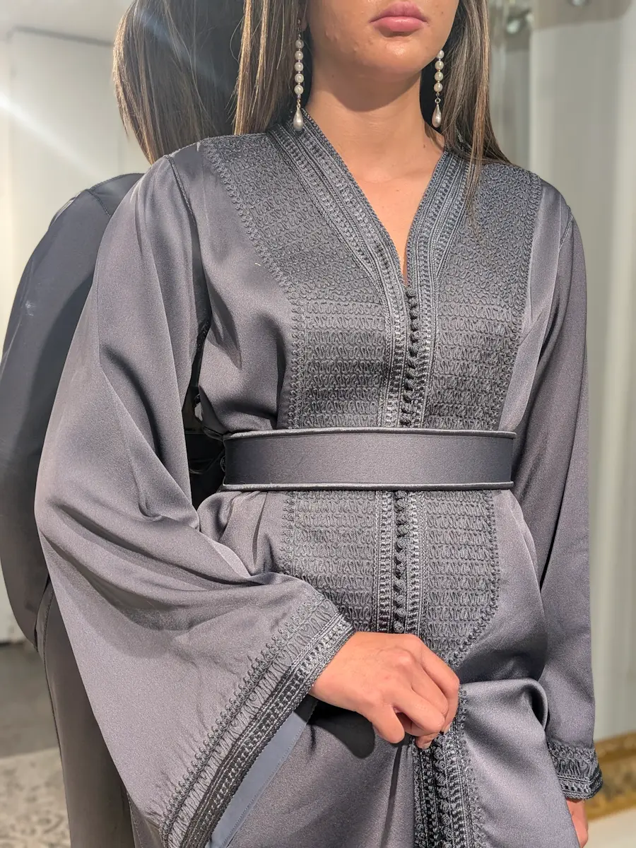 caftan broderie bleu roi (copie)