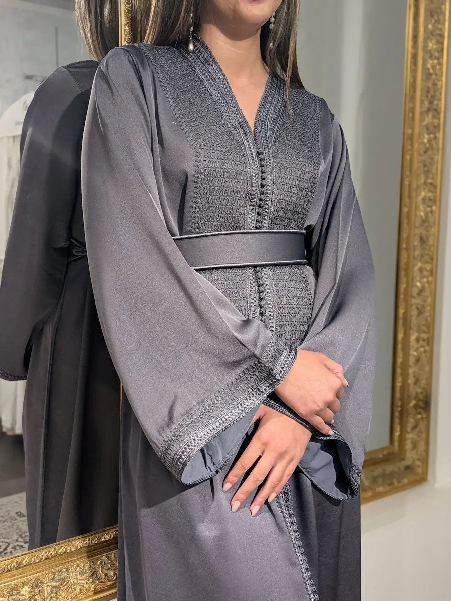 caftan broderie bleu roi (copie)