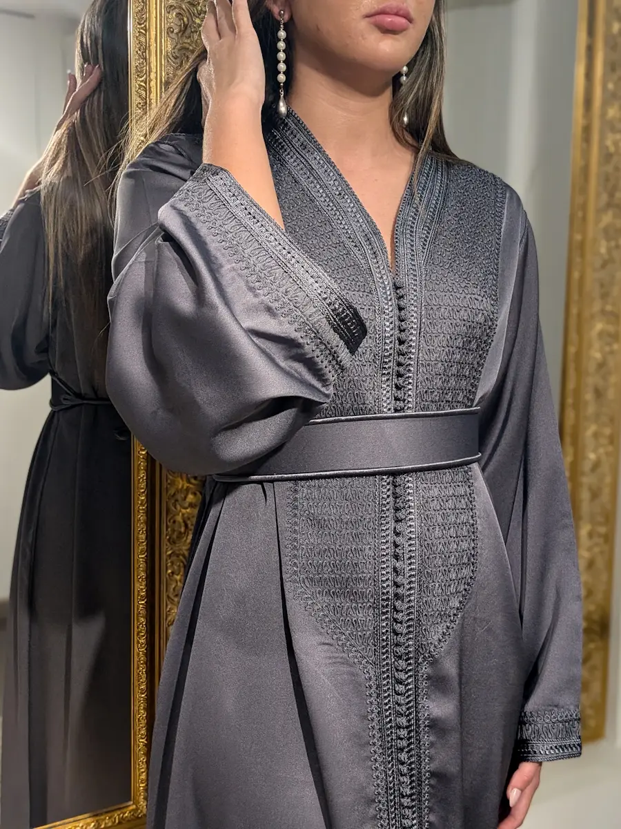 caftan broderie bleu roi (copie)