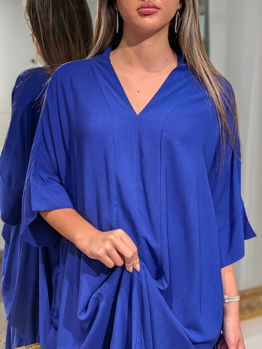 gandoura salwa bleu roi 5