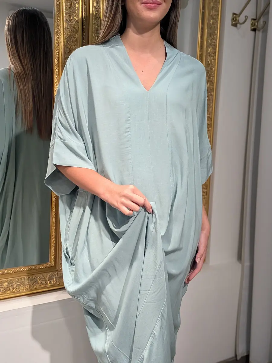 gandoura salwa vert d'eau 5