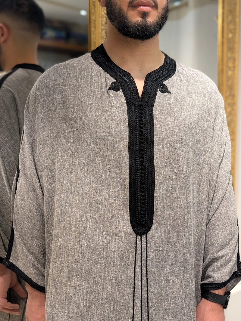 gandoura homme artisanat marocain